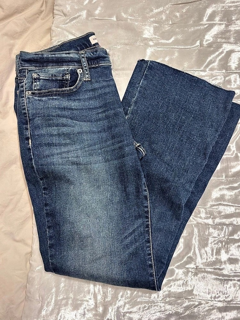 Lucky Brand Mid Rise Boot Bootcut Jeans Blue Waist 30